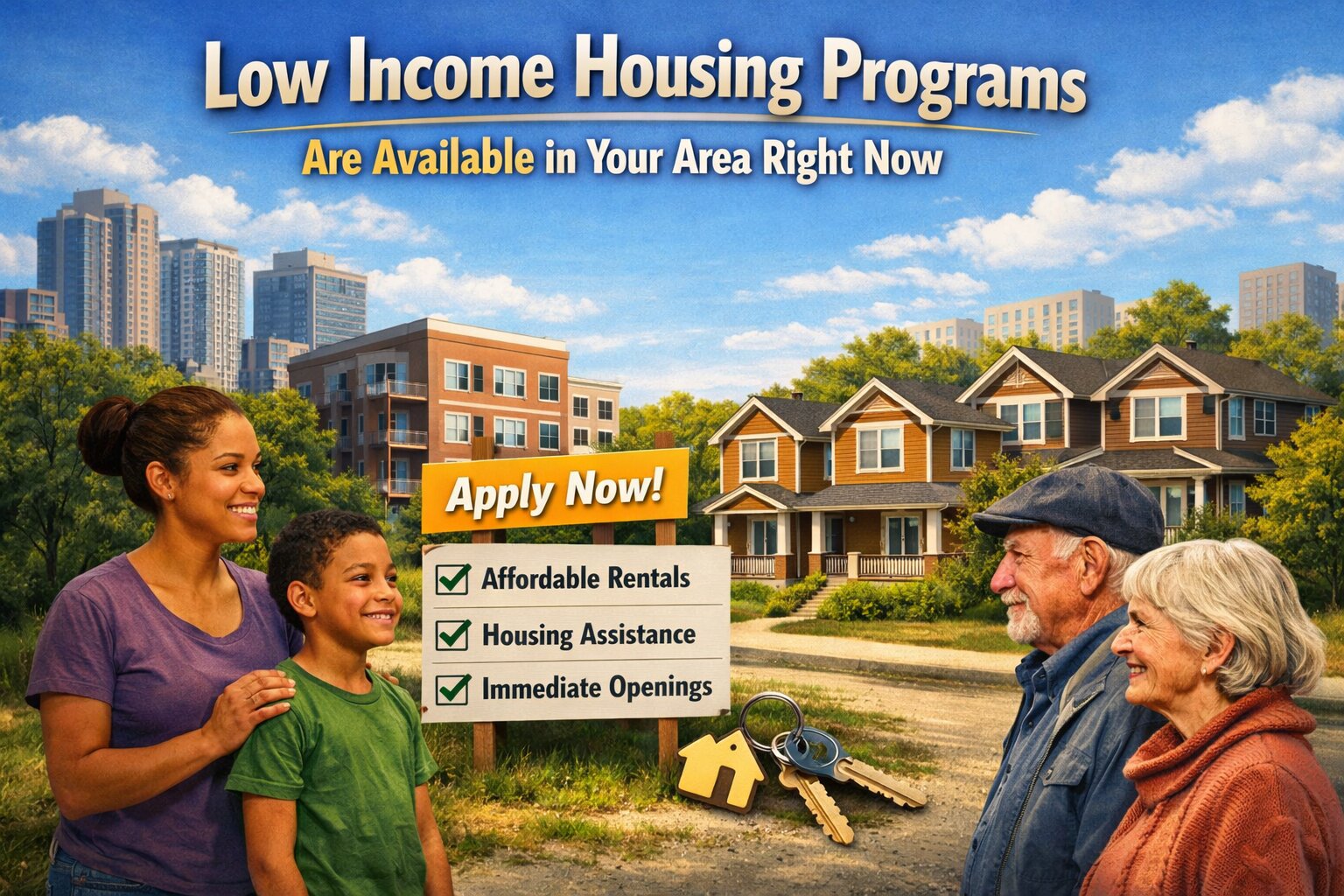 Low Income Housing Programs Are Available in Your Area Right Now